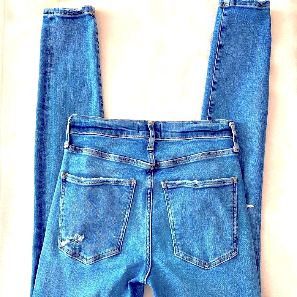 Agolde Sophie Hi Rise Distressed Jeans - Picture 11 of 13